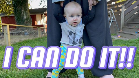 Baby Kayla’s Second Day Walking Practice 👣 Cute Baby Milestone & Family Reactions