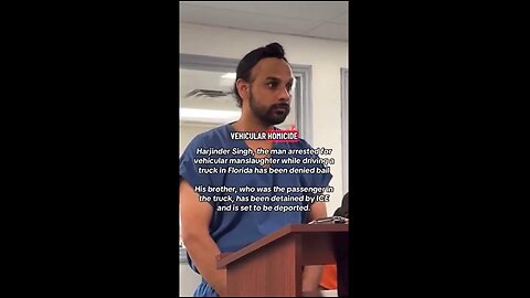 Foreign trucker who killed 3 in Florida cannot speak a word of English - denied bail