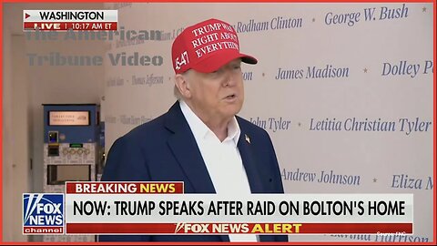 Trump Gloats in Entertaining Fashion after John Bolton’s Home Was Raided by the FBI