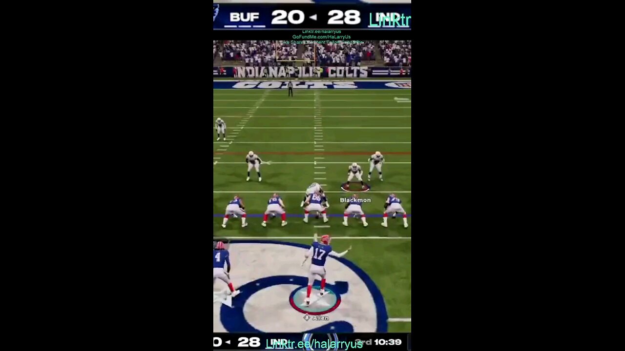 Fumble 8 IND 36 vs BUF 20 #AllMadden #Madden25 #NFLmadden #madden