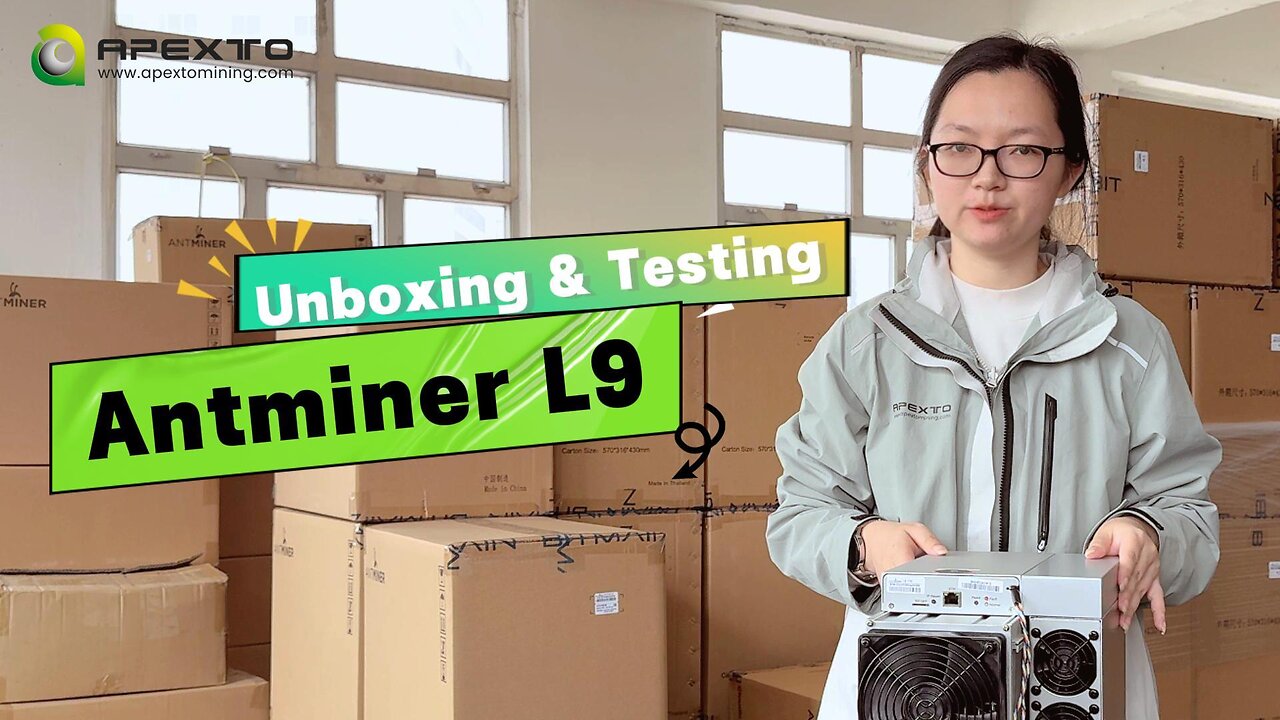 Antminer L9 Unboxing & Review - Bitmain's 16Gh/s Scrypt Mining Beast!