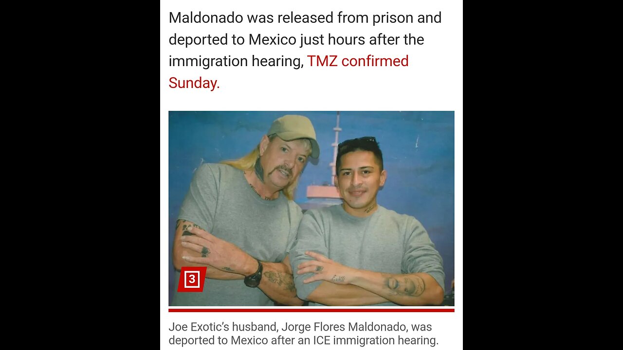 TIGER KING'S HUSBAND DEPORTED