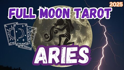 Aries ♈️- Trust the Leap of Faith! Full Moon 🌝 in Aquarius Tarot Reading #tarot #tarotary #aries