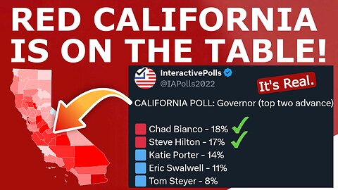 California Might Actually FLIP RED This Year!