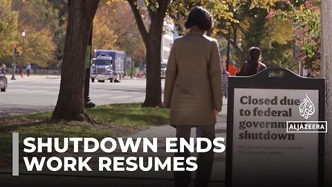 US government re-opens: Trump signs bill to end America's longest shutdown