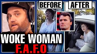 Woke Liberal ARRESTED & Roasted By Arrested Officer After Desecrating Charlie Kirk Memorial!