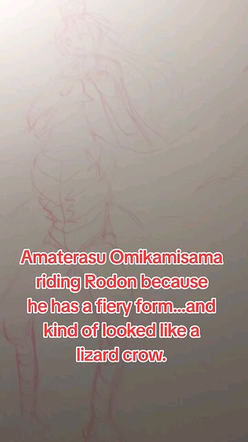 Amaterasu sama riding Rodan