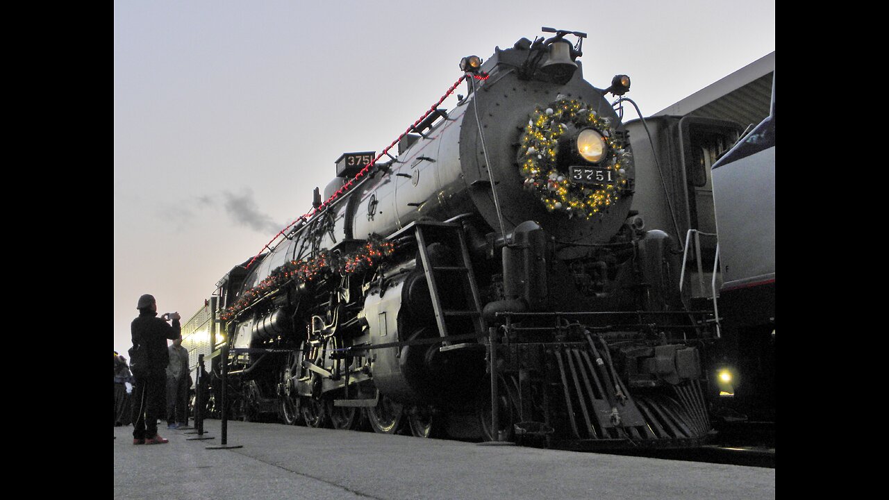 Santa Fe 3751 Steam Locomotive