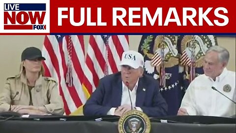 President Trump, Melania host roundtable after deadly floods in Texas