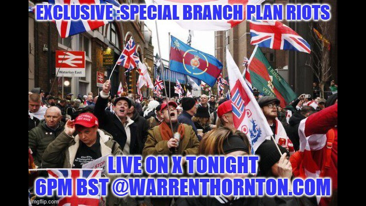 EXCLUSIVE: SPECIAL BRANCH PLAN RIOTS WITH WARREN THORNTON