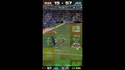 Pick Score JAX 64 vs WAS 15 #userlurk #AllMadden #Madden25 #NFLmadden #madden