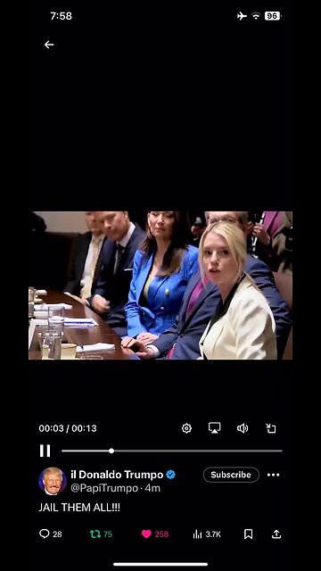 Pam Bondi : arrest on Tesla attackers