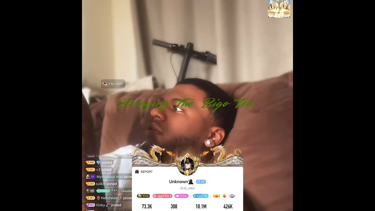 Unknown & Paris talking about one of their supporters Unknown said he don’t care who she gifts.