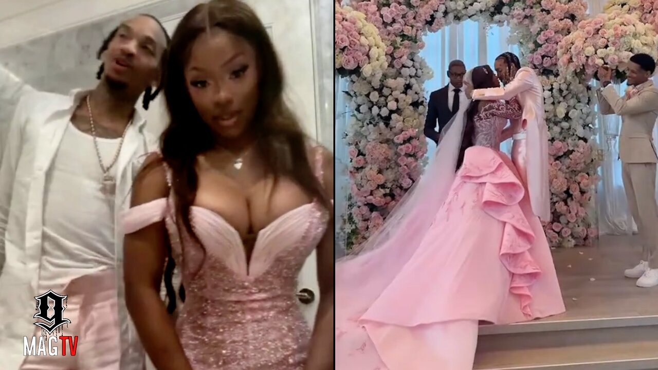 Stunna 4 Vegas & Wife Monaleo Go Live From Their Honeymoon Suite! 💍