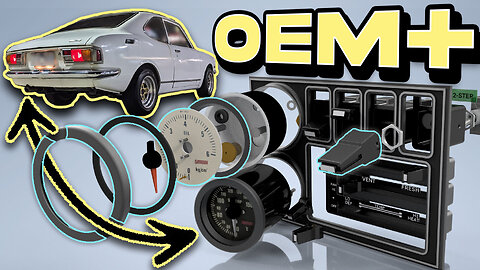 Designing and 3D Printing a Custom Dash Panel for 1974 KE25 Toyota Corolla | Restoration Build