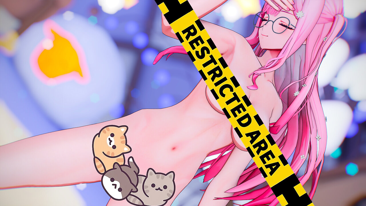 【MMD ホロライブ 4K/60fps】《Mori Calliope (森 カリオペ)》~《[A]ddiction / GigaReol×EVO+》