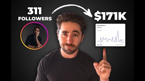 How I Made $171K On Instagram with 311 Followers, Actually