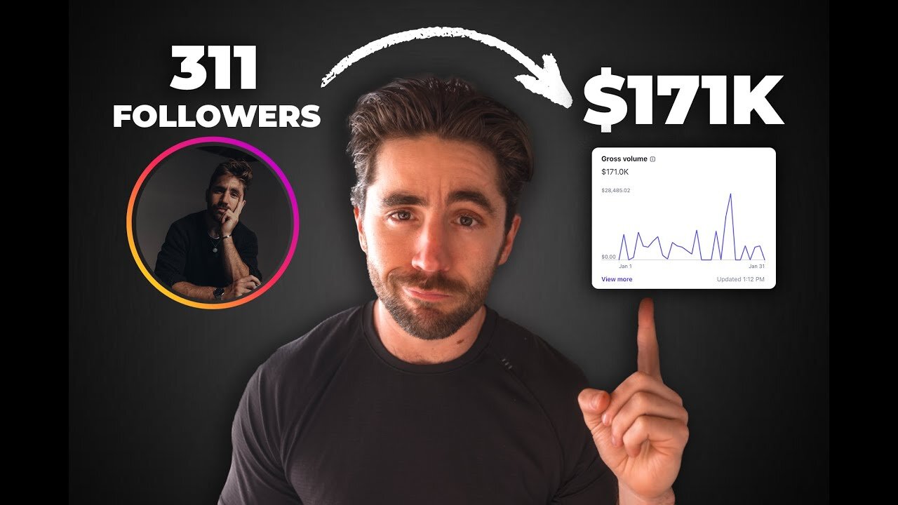 How I Made $171K On Instagram with 311 Followers, Actually