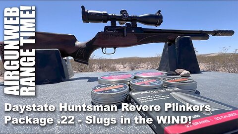 Amazing Results shooting in the WIND! - Daystate Huntsman Revere .22 Plinkers Package w/ MTC Optics
