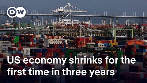 Trump blames Biden after US economy shrinks | DW News