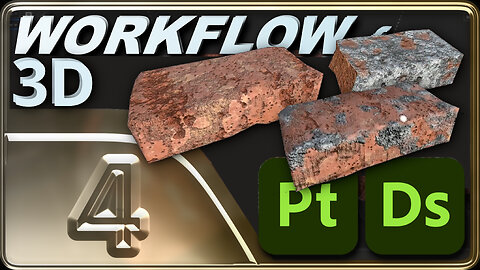E04 | Brick Texture Painting on The Brick models | ⌛x4 Workflow for Unreal Engine Project 1