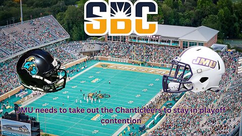 James Madison is visiting Coastal Carolina in their final game of the regular season