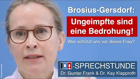 IDA🔝SPRECHSTUNDE💉👉 Brosius-Gersdorf: Ungeimpfte sind eine Bedrohung