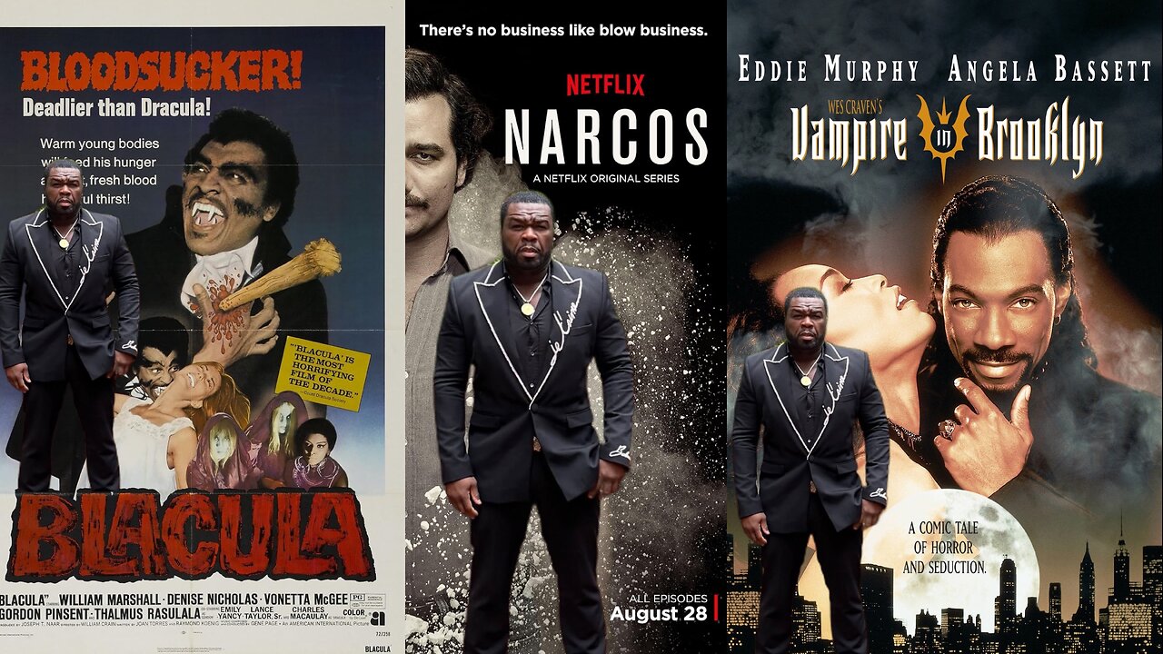 50 Cent Dressed like a Vampire New Name 50Centquistador New Season of BMF = Blacula Mafia Family