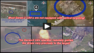 Kramatorsk Airfield: Russian Geran-2 UAV hits Ukrainian drone assembly workshop