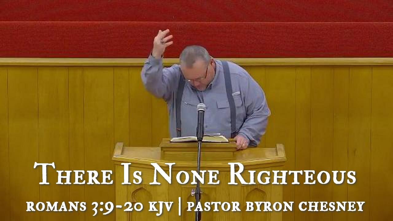 There Is None Righteous