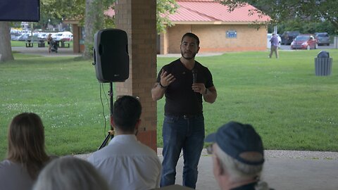 Senate Candidate Abdul El-Sayed Campaigns in Wyandotte, Michigan