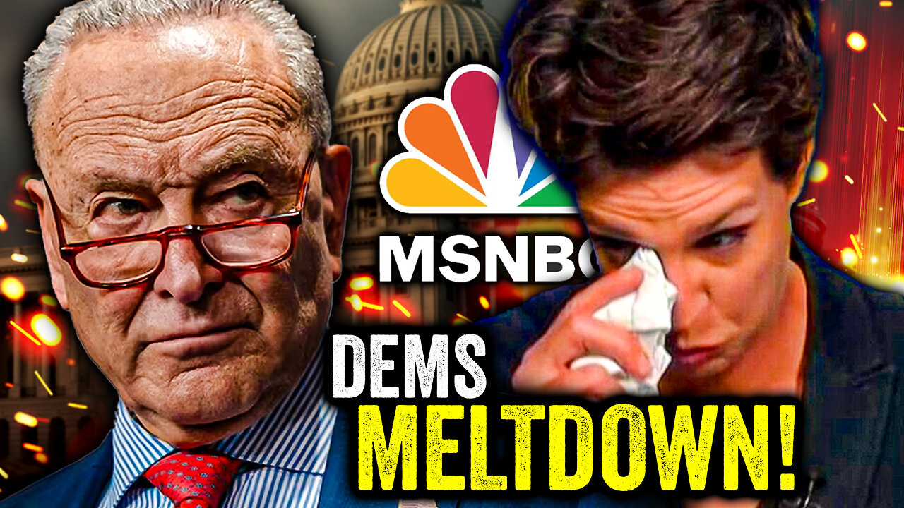 MSNBC LOSES THEIR MINDS as Humiliated Schumer CAVES!!!