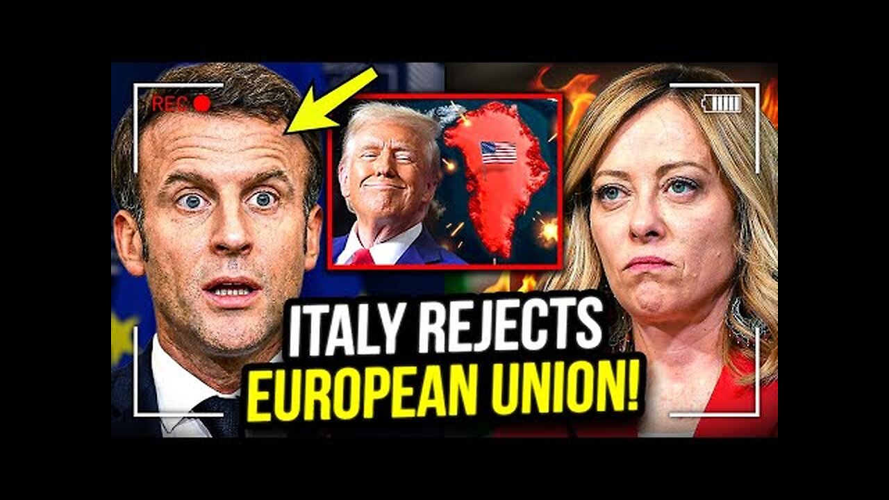 Breaking: What Italy Just Did to The EU on Greenland Changes Everything!!!