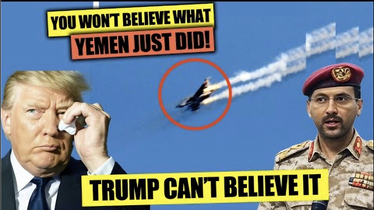 Trump Just Received Terrible News! US Can’t Believe What Just Happened Over the Skies of Yemen