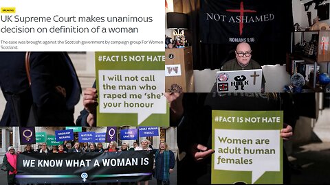 "A WOMAN IS..." Say UK Supreme Court. Luke 23:18-49.