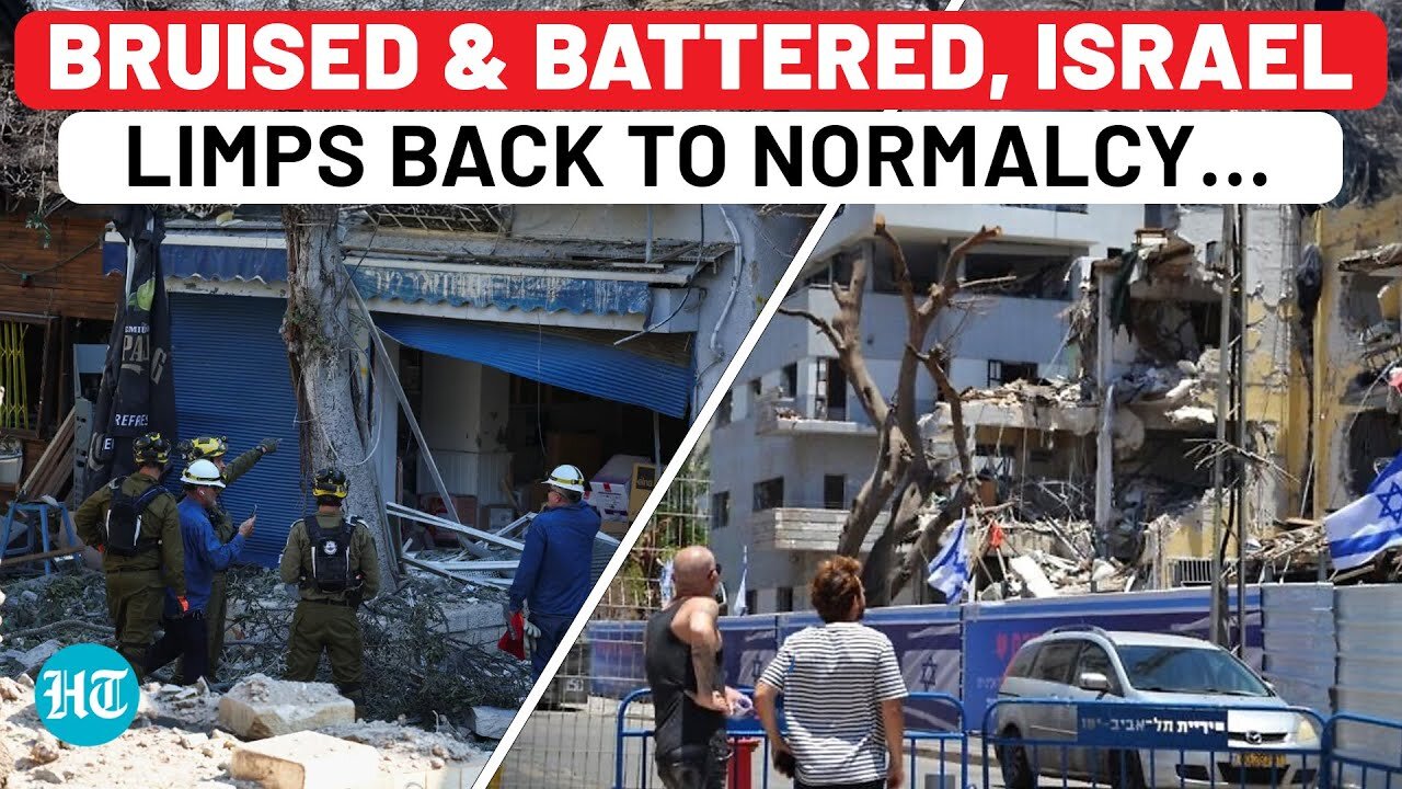 How Israel Is Limping Back To Normalcy After Iran’s Devastating Missile Strikes Over 12 Days