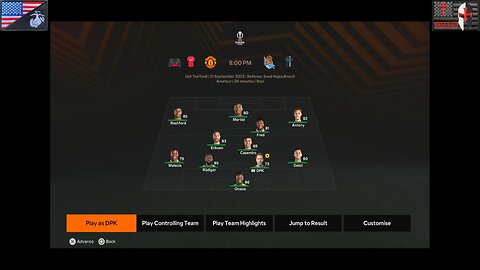 Sports Pitch Soccer 2025-2026: Game #8 [Manchester United F.C. vs. Real Sociedad]