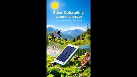 The Life-Saving SOS Solar Phone Charger