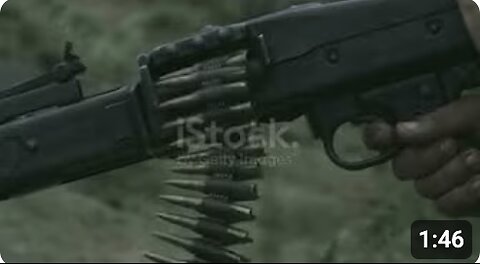 MG34 Machine gun target Hunting [COPYRIGHT FREE]