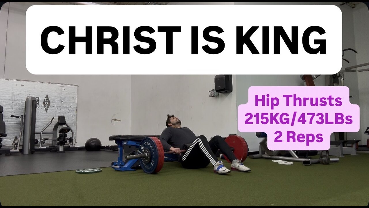 Hip Thrusts 215KG/473LBs 2 Reps