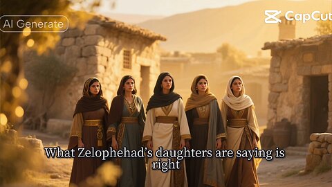 Numbers 27:6 (NIV) "What Zelophehad’s daughters are saying is right."