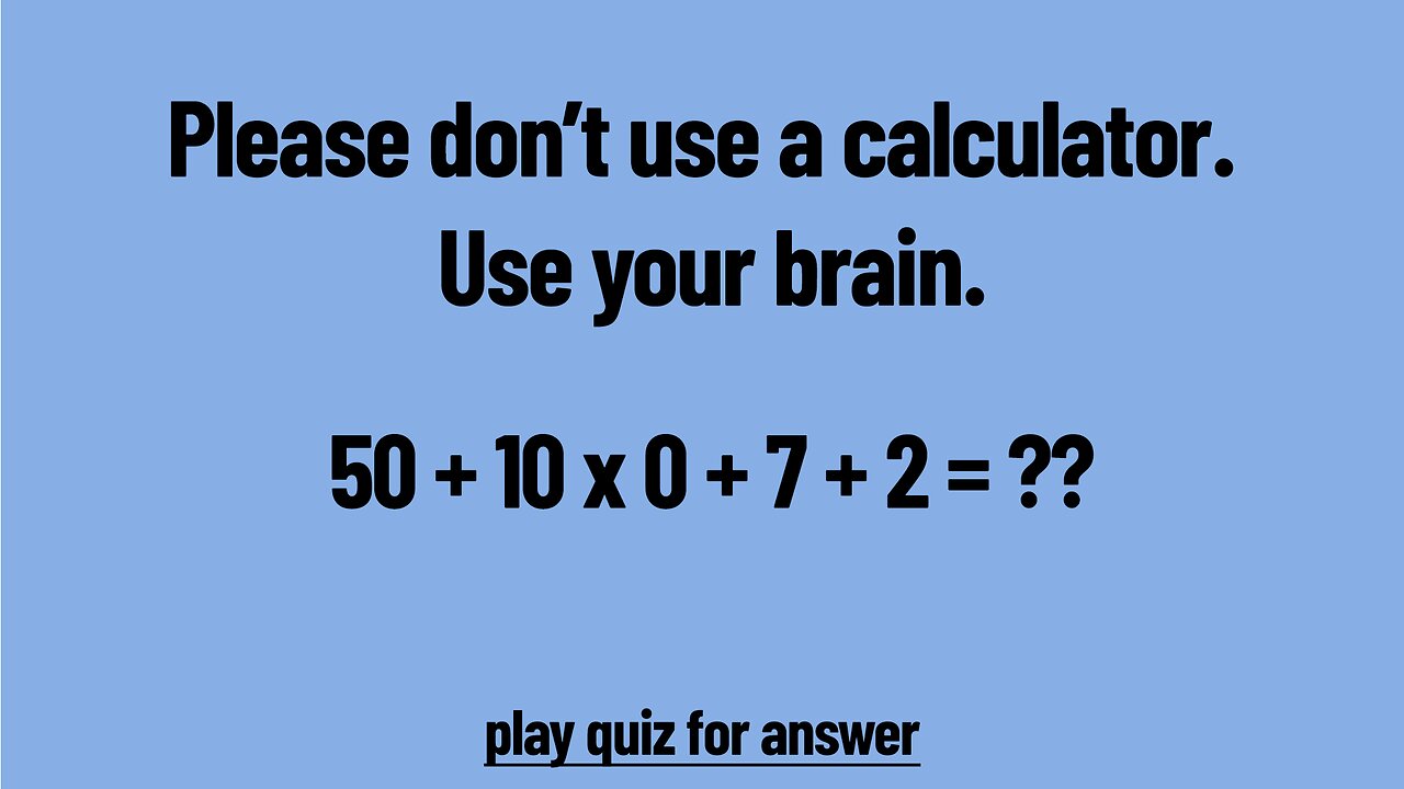 General Knowledge Quiz