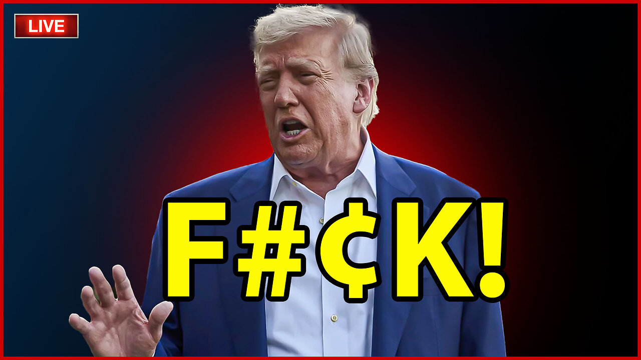 🔴 Trump Drops F-Bomb And Scares Israel and Iran Straight!