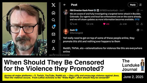 When Should They Be Censored for the Violence They Promoted?