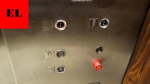 1980 Otis Hydraulic Elevator w GAL "Lexan" Buttons - Belk Georgia Square Mall (Athens, GA)