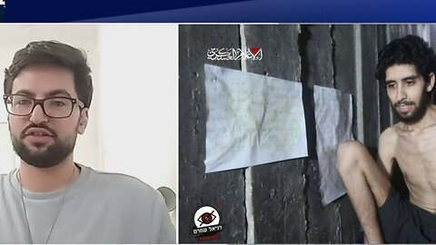 Cousin of hostage Evyatar David reacts to shocking Hamas video from captivity