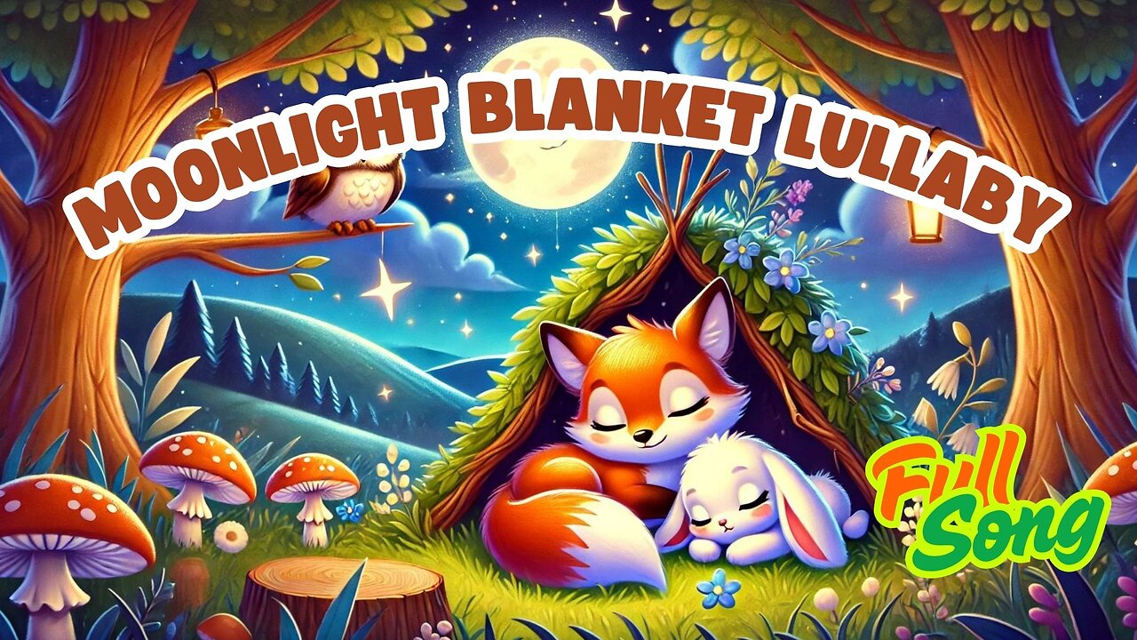 Moonlight Blanket Lullaby | Gentle Bedtime Song to Help Kids Sleep