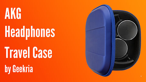 AKG On-Ear Headphones Travel Case, Hard Shell Headset Carrying Case | Geekria