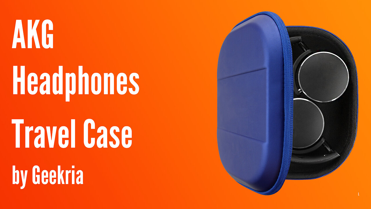 AKG On-Ear Headphones Travel Case, Hard Shell Headset Carrying Case | Geekria