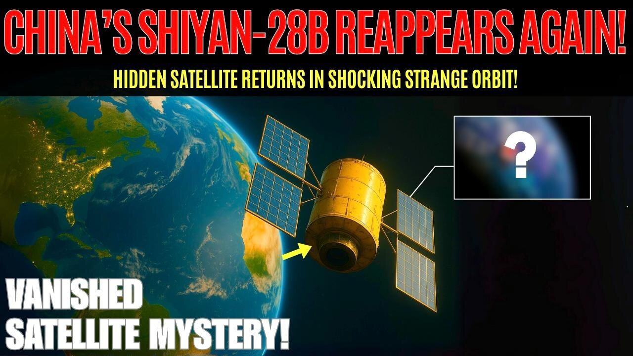 Vanished Satellite Mystery! : China’s Shiyan-28B Reappears in Strange Orbit!